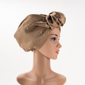 Blanched-Almond Stones Turban
